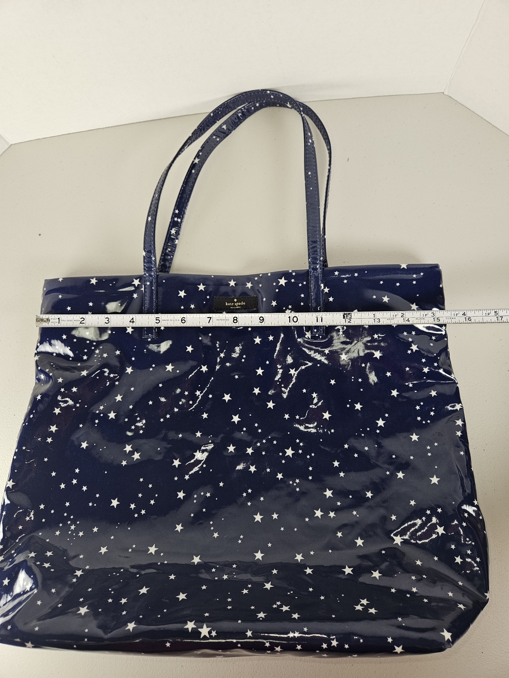 Kate Spade New York Blue Tote Bon Shopper Daycation Star Beach Weekender - Picture 4 of 16
